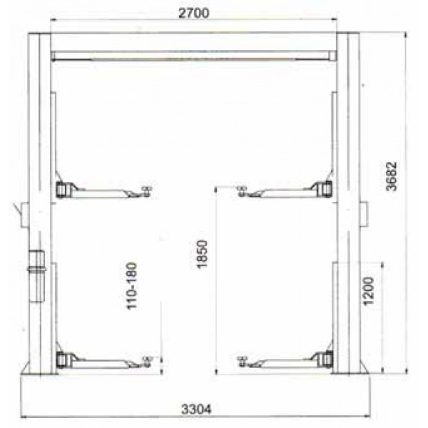 Подъемник PEAK 208C Подъемник PEAK 208C