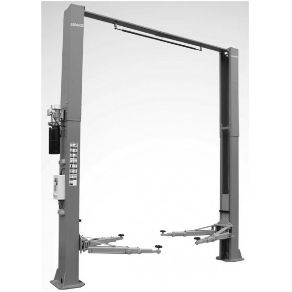 Подъемник двухстоечный с верхней синхронизацией SkyRack SR-2055H (5.5т)